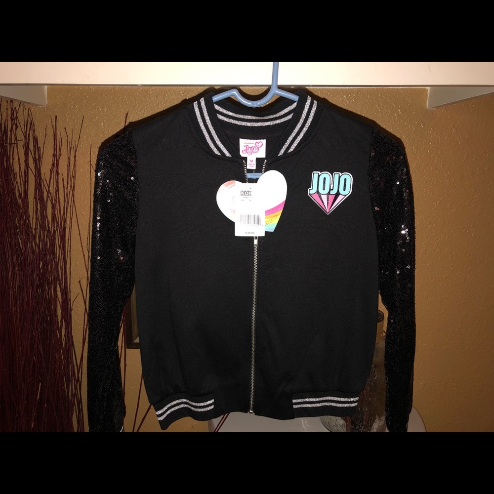 Black JoJo Siwa jacket MEDIUM NEW
